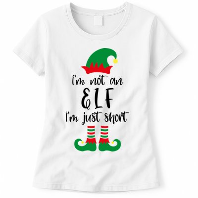 I'm Not An Elf I'm Just Short Womens T-Shirt