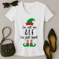 I'm Not An Elf I'm Just Short Women's V-Neck T-Shirt