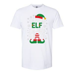 IM Not An Elf IM Just Short Merry Christmas Elf Xmas Funny Softstyle CVC T-Shirt