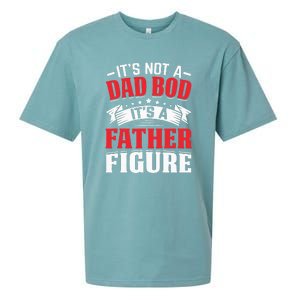 Its Not A Dad Bod Its A Father Figure Birthday Gift For Dad Sueded Cloud Jersey T-Shirt