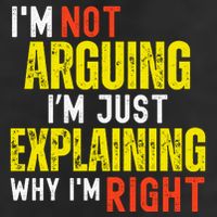 IM Not Arguing IM Just Explaining Why IM Right 7 Panel Mesh Trucker Snapback Hat