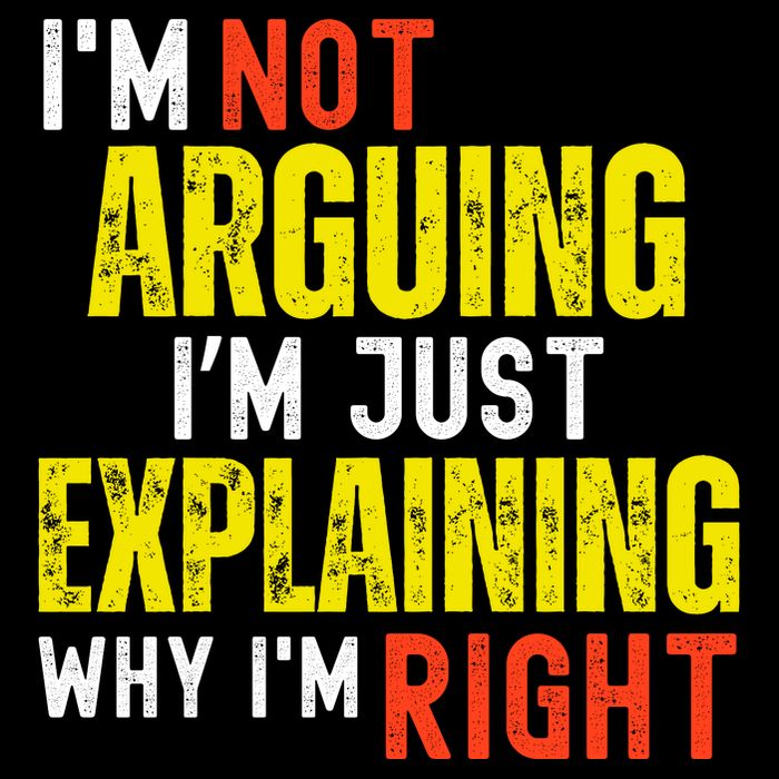 IM Not Arguing IM Just Explaining Why IM Right Mousepad