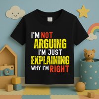 IM Not Arguing IM Just Explaining Why IM Right Toddler T-Shirt