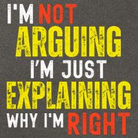 IM Not Arguing IM Just Explaining Why IM Right Cotton Canvas Backpack