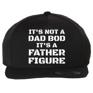 Its Not A Dad Bod Its A Father Figure Fathers Day Funny Gift Wool Snapback Cap