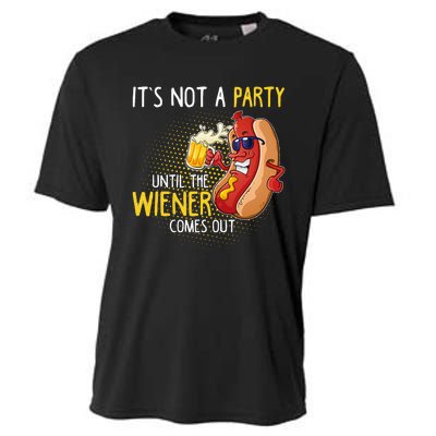 ItS Not A Party Until The Weiner Comes Out Cooling Performance Crew T-Shirt