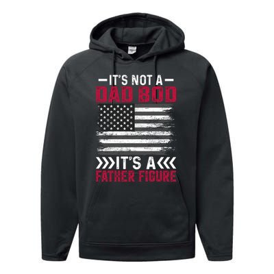 Its Not A Dad Bod Its Dad Performance Fleece Hoodie