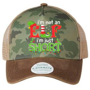 IM Not An Elf IM Just Short Merry Christmas Elf Xmas Funny Legacy Tie Dye Trucker Hat