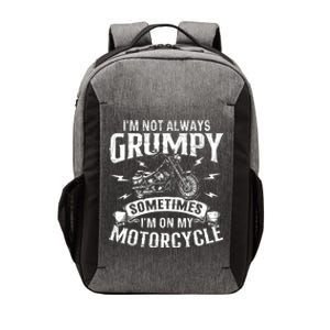 IM Not Always Grumpy Biker Motorcycle Rider Riding Racing Vector Backpack