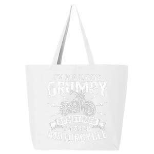 IM Not Always Grumpy Biker Motorcycle Rider Riding Racing 25L Jumbo Tote