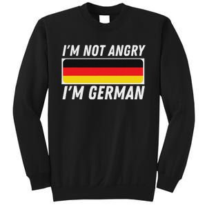 IM Not Angry IM German Germany Flag German American Sweatshirt