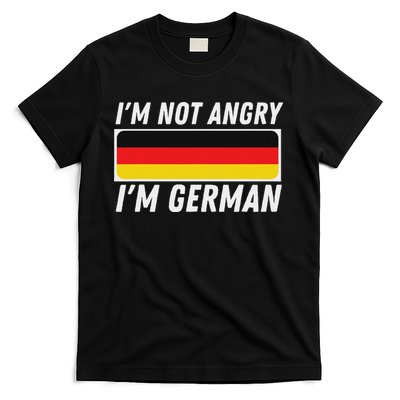 IM Not Angry IM German Germany Flag German American T-Shirt