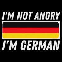 IM Not Angry IM German Germany Flag German American Premium T-Shirt