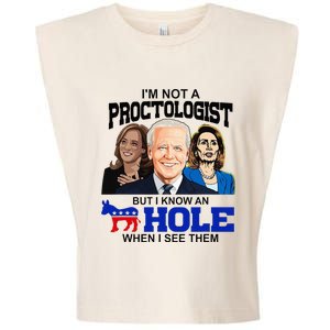 IM Not A Proctologist But I Know An Asshole When I See Them Garment-Dyed Women's Muscle Tee