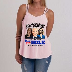 IM Not A Proctologist But I Know An Asshole When I See Them Women's Strappy Tank