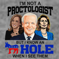 IM Not A Proctologist But I Know An Asshole When I See Them 7-Panel Snapback Hat