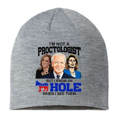 IM Not A Proctologist But I Know An Asshole When I See Them Sustainable Beanie