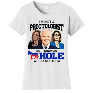 IM Not A Proctologist But I Know An Asshole When I See Them Women's T-Shirt