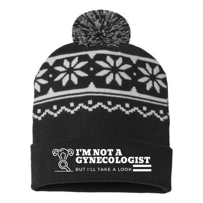 I'm Not A Gynecologist But I'll Take A Look USA-Made Snowflake Beanie