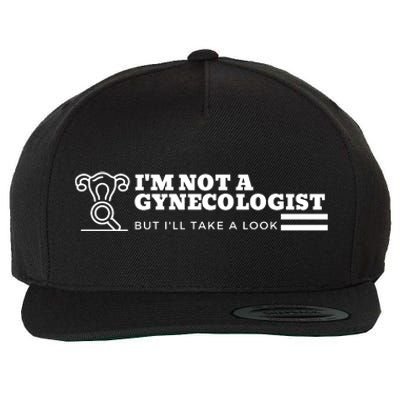 I'm Not A Gynecologist But I'll Take A Look Wool Snapback Cap