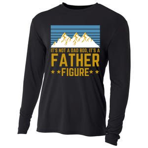 ItS Not A Dad Bod ItS A Father Figure Fathers Day Gift Cooling Performance Long Sleeve Crew