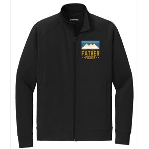 ItS Not A Dad Bod ItS A Father Figure Fathers Day Gift Stretch Full-Zip Cadet Jacket