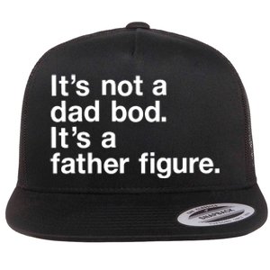 Its Not A Dad Bod Its A Father Figure Flat Bill Trucker Hat