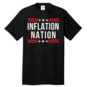 Inflation Nation American Politics Wasteful Government Spending Rising Costs Tall T-Shirt