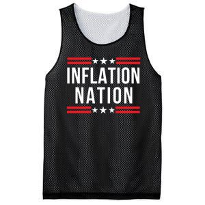 Inflation Nation American Politics Wasteful Government Spending Rising Costs Mesh Reversible Basketball Jersey Tank