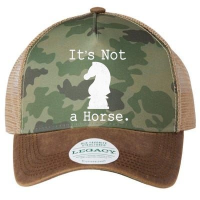 It's Not A Horse Funny Chess Game Gifts For Chess Lovers Legacy Tie Dye Trucker Hat