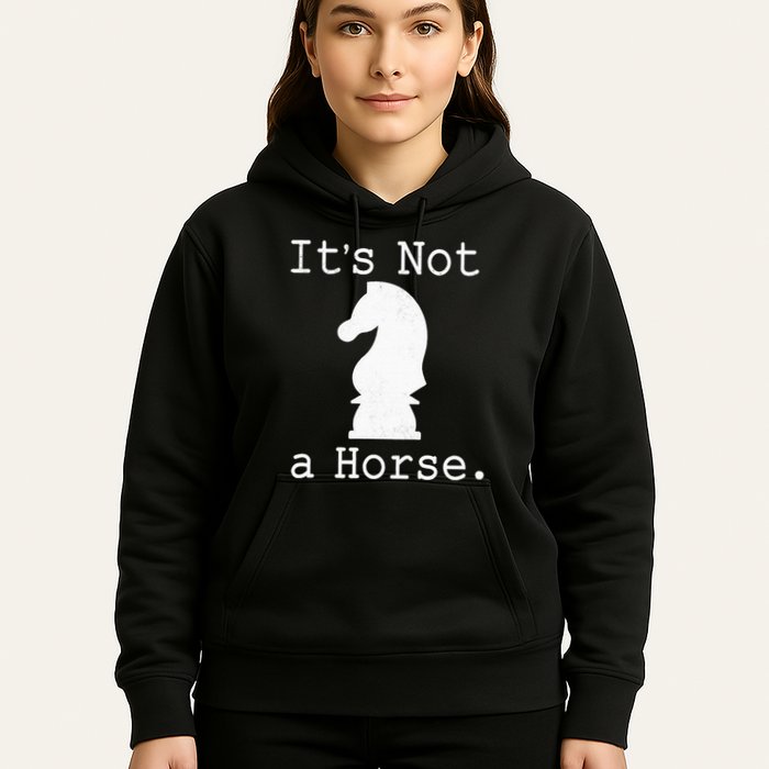 It's Not A Horse Funny Chess Game Gifts For Chess Lovers Hoodie