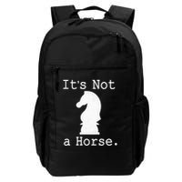 It's Not A Horse Funny Chess Game Gifts For Chess Lovers Backpack