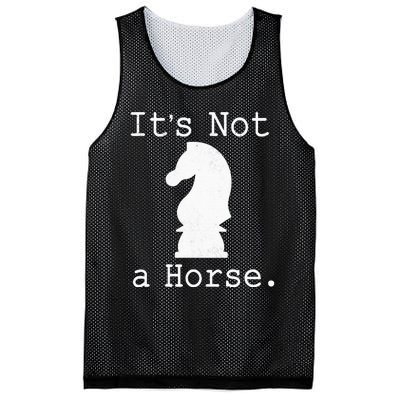 It's Not A Horse Funny Chess Game Gifts For Chess Lovers Mesh Reversible Basketball Jersey Tank