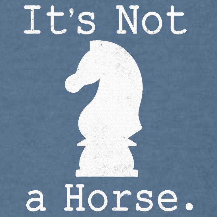 It's Not A Horse Funny Chess Game Gifts For Chess Lovers Garment-Dyed Sweatshirt
