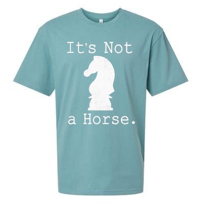 It's Not A Horse Funny Chess Game Gifts For Chess Lovers Sueded Cloud Jersey T-Shirt