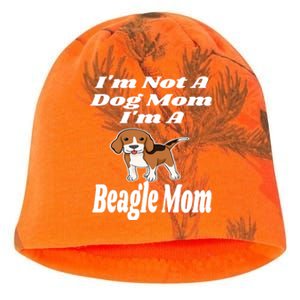 I'm Not A Dog Mom I'm A Beagle Mom Funny Puppy Lover Mother Kati - Camo Knit Beanie