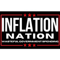 Inflation Nation American Politics Rising Costs Wasteful Government Spending Bumper Sticker