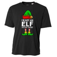 I'm Not An Elf Im Just Short Funny Christmas Matching Family Cooling Performance Crew T-Shirt