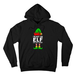 I'm Not An Elf Im Just Short Funny Christmas Matching Family Hoodie