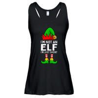 I'm Not An Elf Im Just Short Funny Christmas Matching Family Ladies Essential Flowy Tank