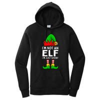 I'm Not An Elf Im Just Short Funny Christmas Matching Family Women's Pullover Hoodie