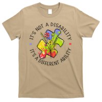 Its Not A Disability Its A Different Ability Autism Puzzle T-Shirt