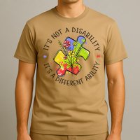 Its Not A Disability Its A Different Ability Autism Puzzle T-Shirt