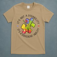 Its Not A Disability Its A Different Ability Autism Puzzle T-Shirt