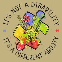 Its Not A Disability Its A Different Ability Autism Puzzle T-Shirt