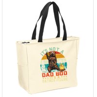It's Not A Dad Bod It's A Father Figure Funny Bear Fathers Meaningful Gift Zip Tote Bag