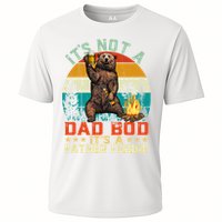 It's Not A Dad Bod It's A Father Figure Funny Bear Fathers Meaningful Gift Cooling Performance Crew T-Shirt