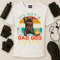 It's Not A Dad Bod It's A Father Figure Funny Bear Fathers Meaningful Gift Cooling Performance Crew T-Shirt
