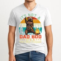 It's Not A Dad Bod It's A Father Figure Funny Bear Fathers Meaningful Gift V-Neck T-Shirt
