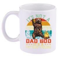 It's Not A Dad Bod It's A Father Figure Funny Bear Fathers Meaningful Gift 11oz C Handle Ceramic Mug